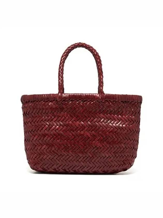 Mini Flat Gorra Tote Bag Bordeaux - DRAGON DIFFUSION - BALAAN 3