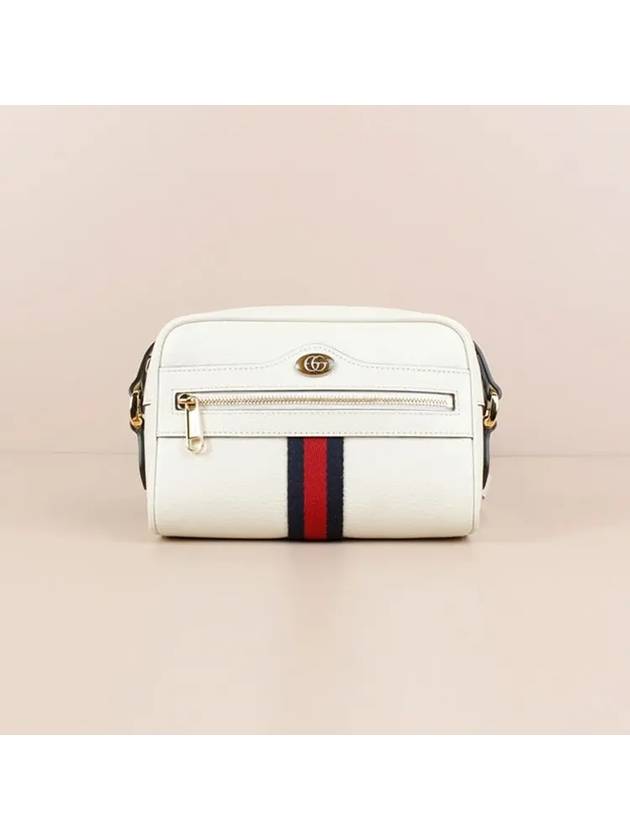 Ophidia GG Web Mini Cross Bag White - GUCCI - BALAAN 3