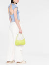 Le Bisou Pony-Hair Leather Shoulder Bag Neon Green - JACQUEMUS - BALAAN 4