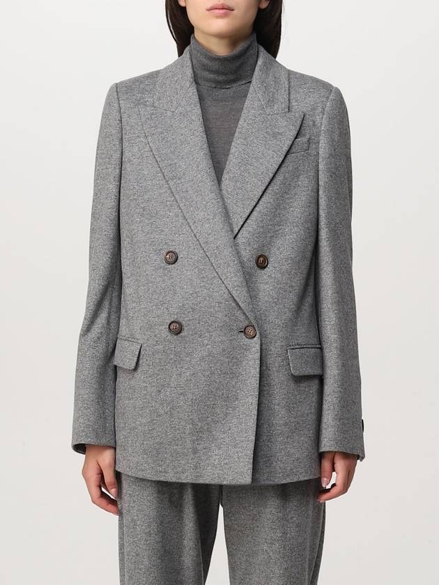 Blazer Brunello Cucinelli in jersey di cashmere - BRUNELLO CUCINELLI - BALAAN 1