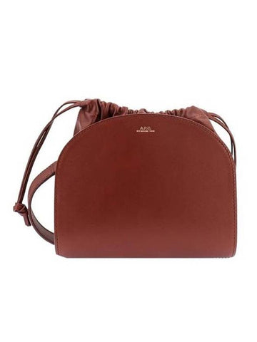 Half Moon Pouch Bag Brown - A.P.C. - BALAAN 1