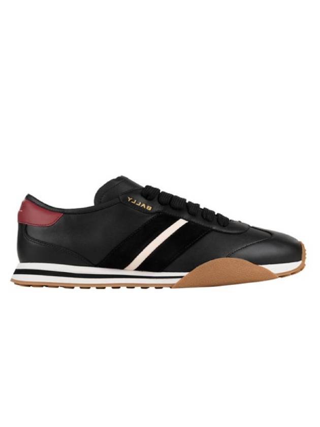 Stewy Leather Sneakers Black - BALLY - BALAAN 1