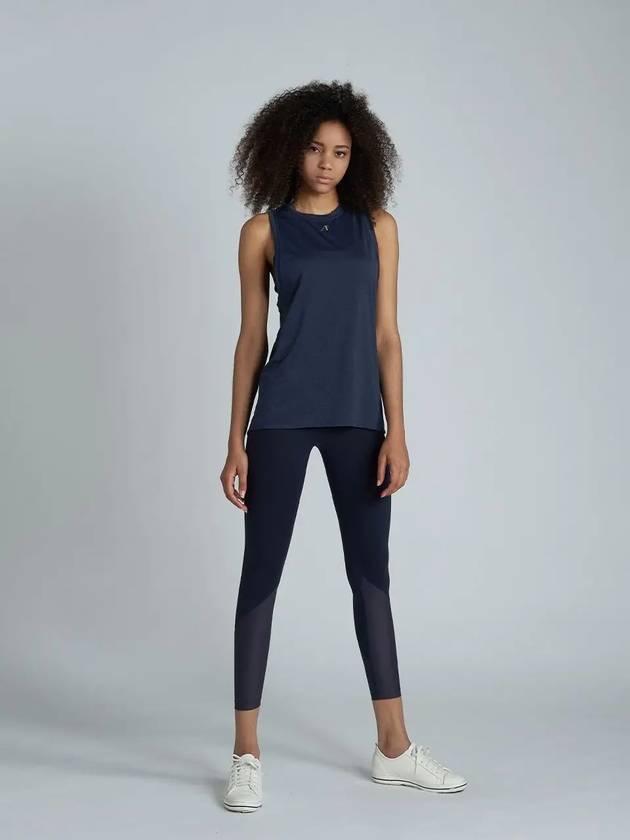 Contour Sheer Running Top Dark Navy - ATHPLATFORM - BALAAN 4