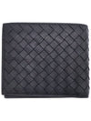 Women s Bottega Veneta 113993 Black Intrecciato VN Folder Half Wallet gt Gangbuk used luxury goods - BOTTEGA VENETA - BALAAN 5