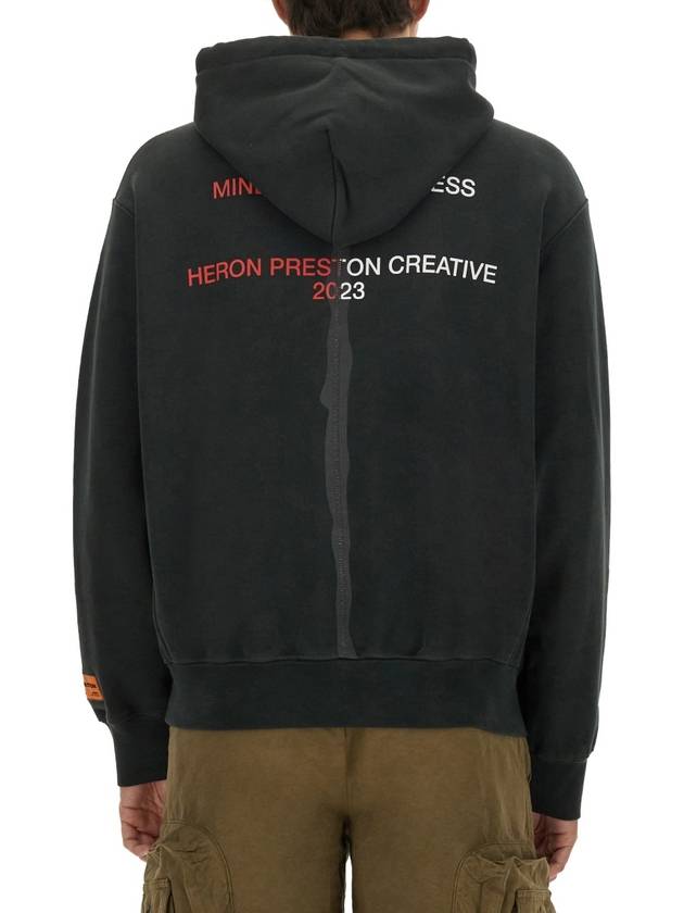 SWEATSHIRT WITH LOGO PRINT - HERON PRESTON - BALAAN 3