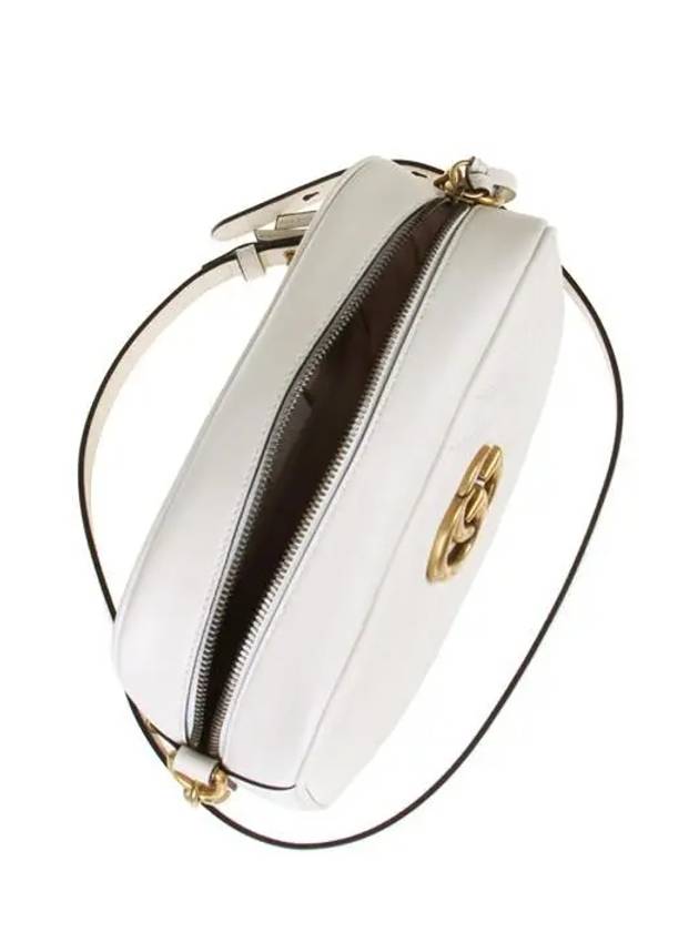 GG Marmont Matelasse Small Chain Shoulder Bag White - GUCCI - BALAAN 7