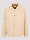 Men's Wool Shirt Jacket Beige - MARNI - BALAAN 3