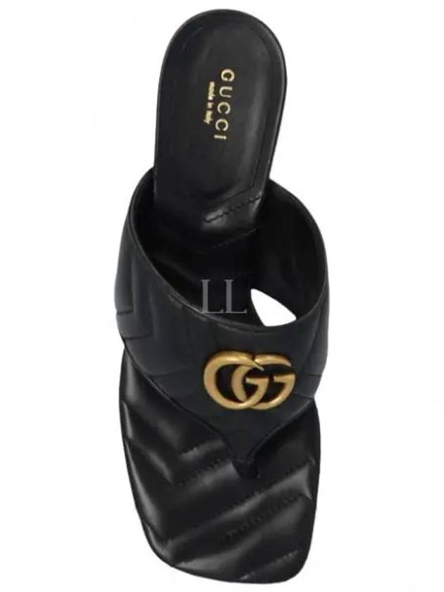 Quilted Sandal Heels Black - GUCCI - BALAAN 2