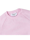 Women's Diagonal Wappen Crew Neck Sweatshirt Pink - THOM BROWNE - BALAAN 4