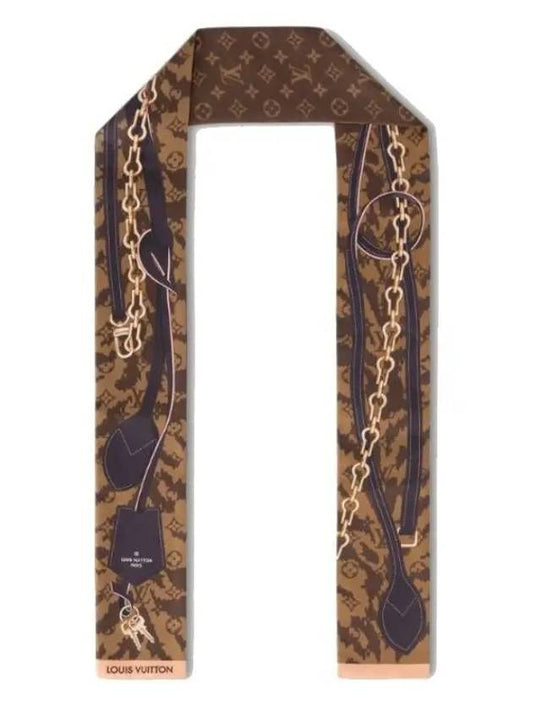 Tigergram Scarf Brown - LOUIS VUITTON - BALAAN 2