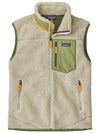 Classic Retro x Fleece Vest Dark Natural - PATAGONIA - BALAAN 2