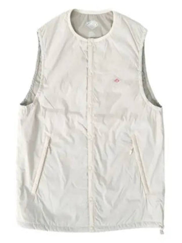 24 DTA0485 SBT IVORY Insulation Lightweight Padding Vest - DANTON - BALAAN 1