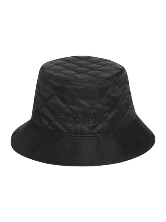 lightweight nylon bucket hat black - CELINE - BALAAN 1