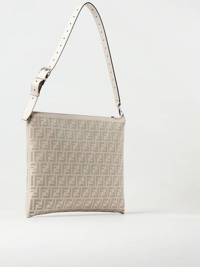 After FF Leather Shoulder Bag White - FENDI - BALAAN 2