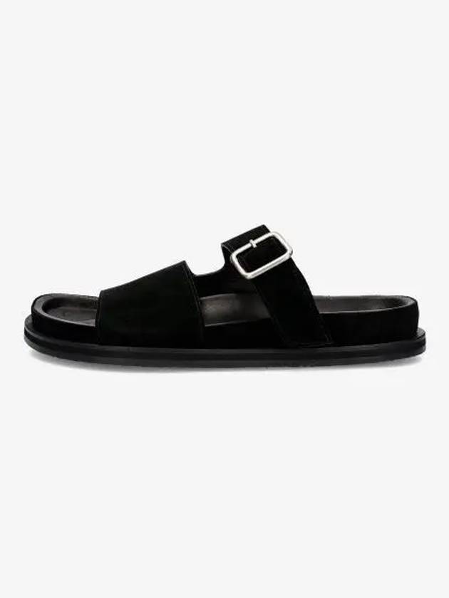 Buckle slide sandals black SOLESNM902BLACK - STUDIO NICHOLSON - BALAAN 1