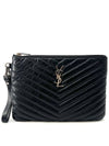 Monogram Matelasse Clutch Small 379039 - SAINT LAURENT - BALAAN 2