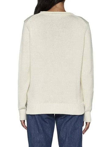 Cotton Bear Knit Top Cream - POLO RALPH LAUREN - BALAAN 1