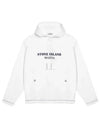 Old Treatment Oversized Fit Cotton Hoodie White - STONE ISLAND - BALAAN 2