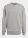 Classic Chest Logo Cotton Sweatshirt Grey - Y-3 - BALAAN 2