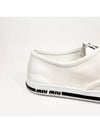 Jewelry Toe Cap Sneakers White - MIU MIU - BALAAN.