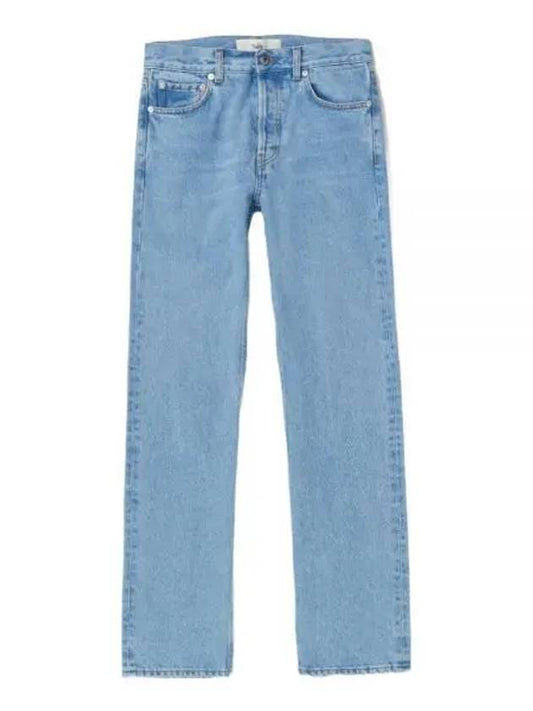 24 STRAIGHT CUT JEANS SUBTLE WASH denim - SEFR - BALAAN 1