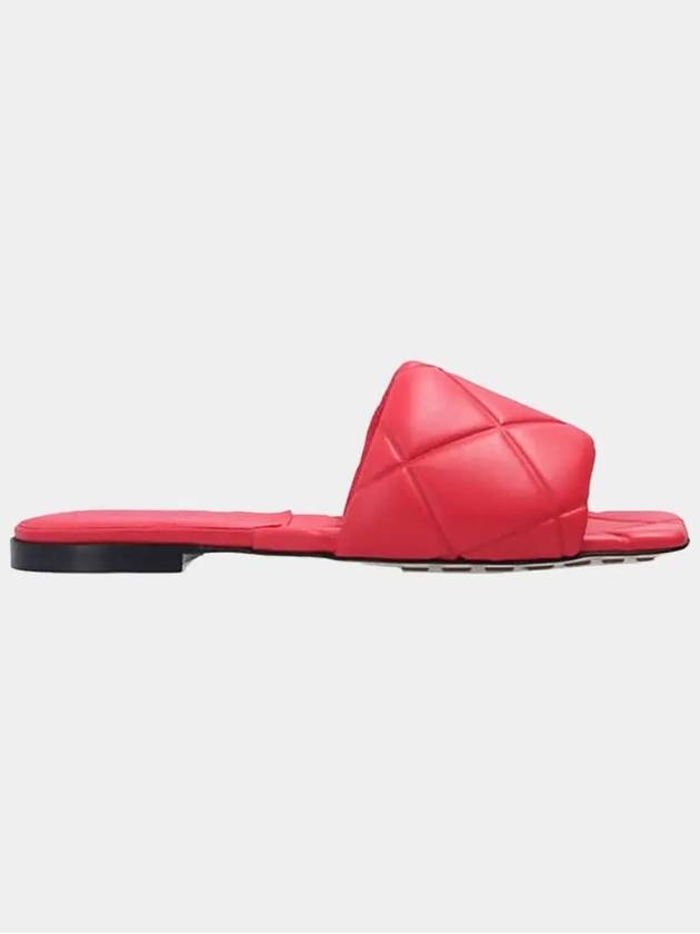 Women's Rubber Lido Slippers Pink - BOTTEGA VENETA - BALAAN 2