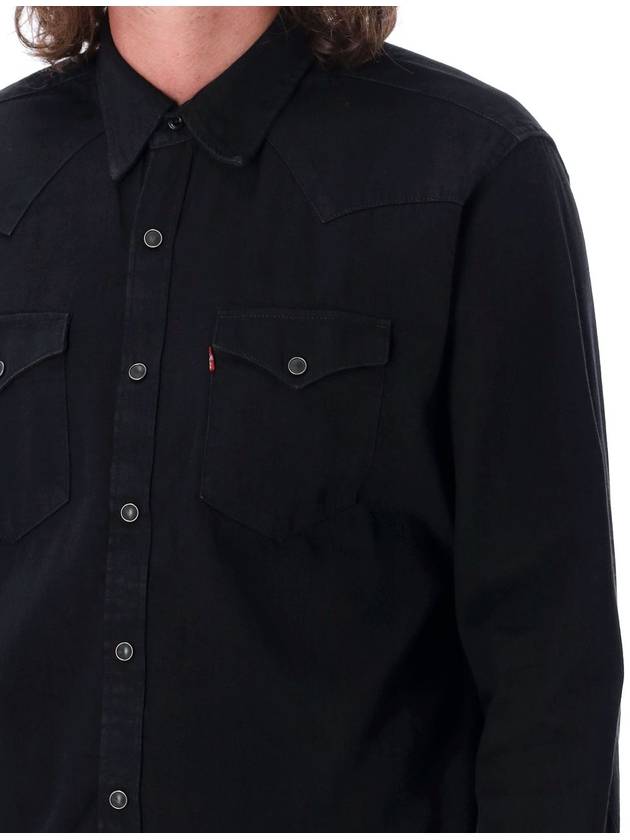 Barstow Western Denim Long Sleeve Shirt Black - LEVI'S - BALAAN 4