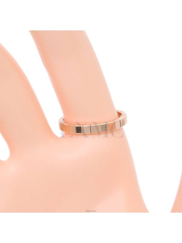 Ice Cube Pure Rose Gold Ring Diamond No 49 9 - CHOPARD - BALAAN 7