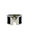 Olympe Ring Black Silver - HERMES - BALAAN 3