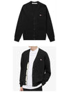 Tricolor Fox Patch Classic Cardigan Black - MAISON KITSUNE - BALAAN 5