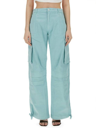 Pants 03363732 0332 Gnawed Blue - MOSCHINO - BALAAN 2