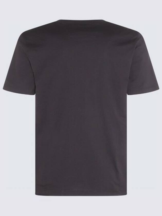 Men's 30 1 Jersey Logo Short Sleeve T-Shirt Black - CP COMPANY - BALAAN 3