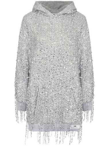 Elisabetta Franchi Sequin Embellished Fringed Dress - ELISABETTA FRANCHI - BALAAN 1