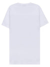 Women's Logo Cashmere Patch Cotton Short Sleeve T-Shirt Black - BARRIE - BALAAN 3