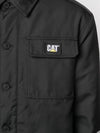 Heron Preston Logo Patch Button Jacket Black Men HMEM005F20FAB002 1000 - HERON PRESTON - BALAAN 3