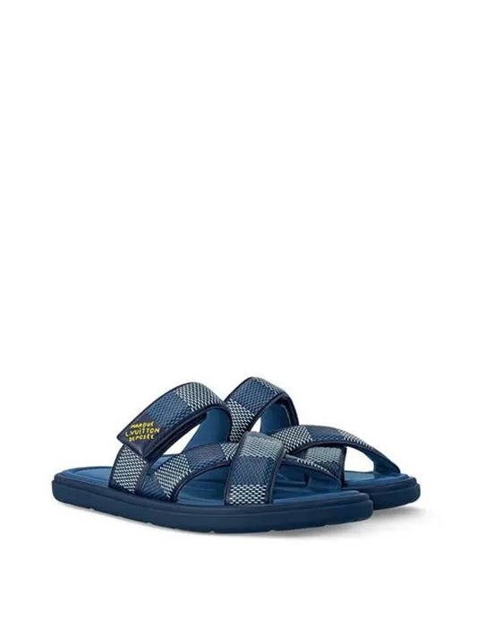 LV Venice Mule Blue Marine Men s Sandals 1ACR - LOUIS VUITTON - BALAAN 2