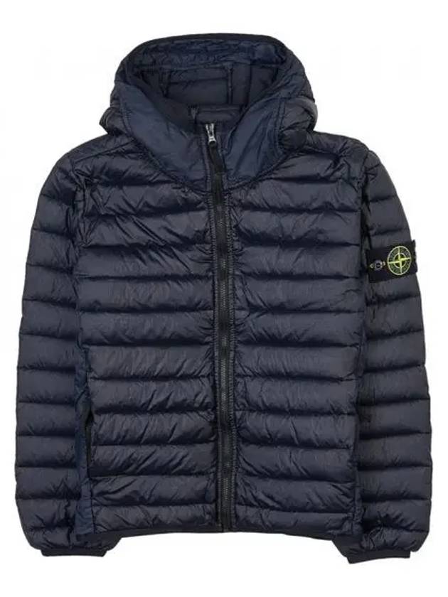 Kids Loom Woven Chambers R-Nylon Down Padding Navy - STONE ISLAND - BALAAN 2