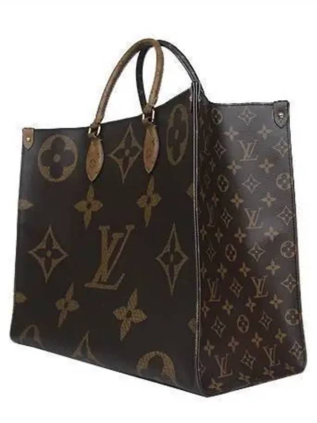 M45320 Monogram Giant Canvas On the Go GM Tote Bag and Shoulder - LOUIS VUITTON - BALAAN 3