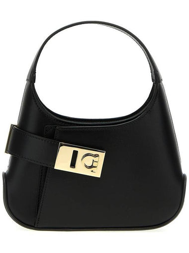 Archive Mini Hobo Shoulder Bag Black - SALVATORE FERRAGAMO - BALAAN 1