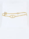 Women's Petite CD Double Bracelet Gold - DIOR - BALAAN 2