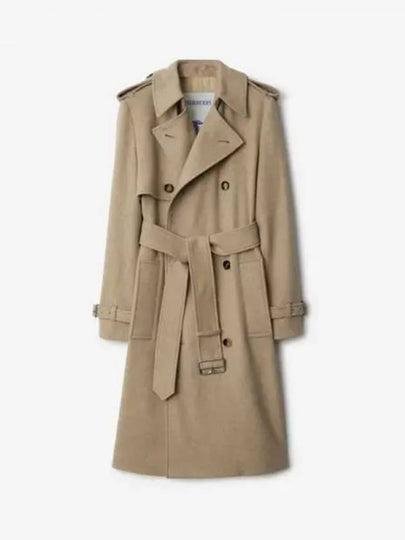 Cashmere double breasted trench coat 8095563 - BURBERRY - BALAAN 2