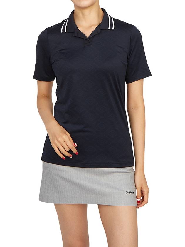 Women's Sammy Polo Shirt Navy - J.LINDEBERG - BALAAN 6