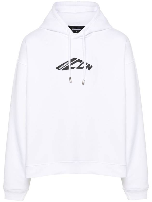 D2 logo-print hoodie - DSQUARED2 - BALAAN 1