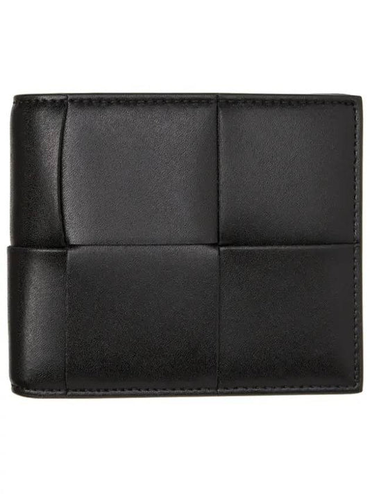 Intrecciato Leather Half Wallet Fondant - BOTTEGA VENETA - BALAAN 1