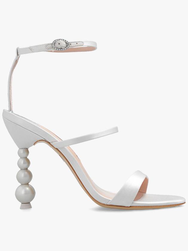 Sophia Webster ‘Rosalind’ Heeled Sandals In Satin, Women's, Cream - SOPHIA WEBSTER - BALAAN 1