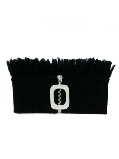 Fringe Neckband Black - JW ANDERSON - BALAAN 1