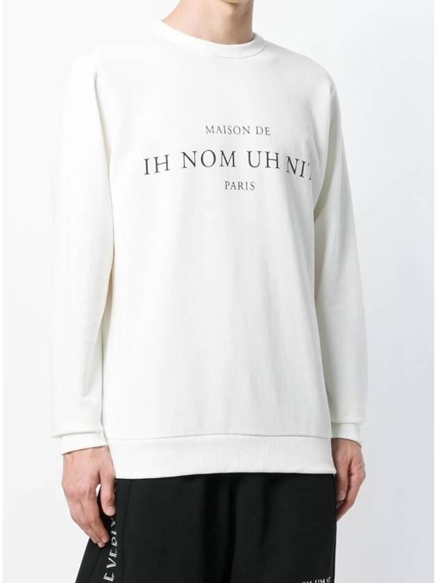 Lettering Sweatshirt Ivory NUS18492 - IH NOM UH NIT - BALAAN 2