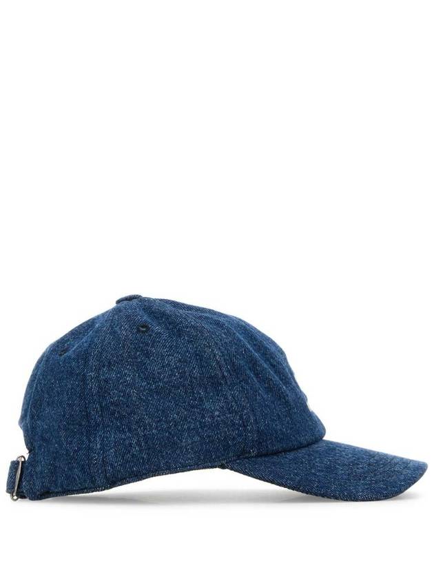 Tomas Embroidered Logo Ball Cap Blue - ISABEL MARANT - BALAAN 3