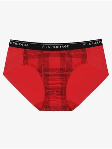 UNDERWEAR Outfit Holiday Check Printing Draws FI4DRG1443FDRD - FILA - BALAAN 1