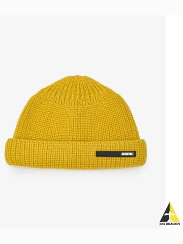 Peak Logo Patch Beanie Blazing Yellow 23A28OAK14FLTOA009747 - OAMC - BALAAN 1